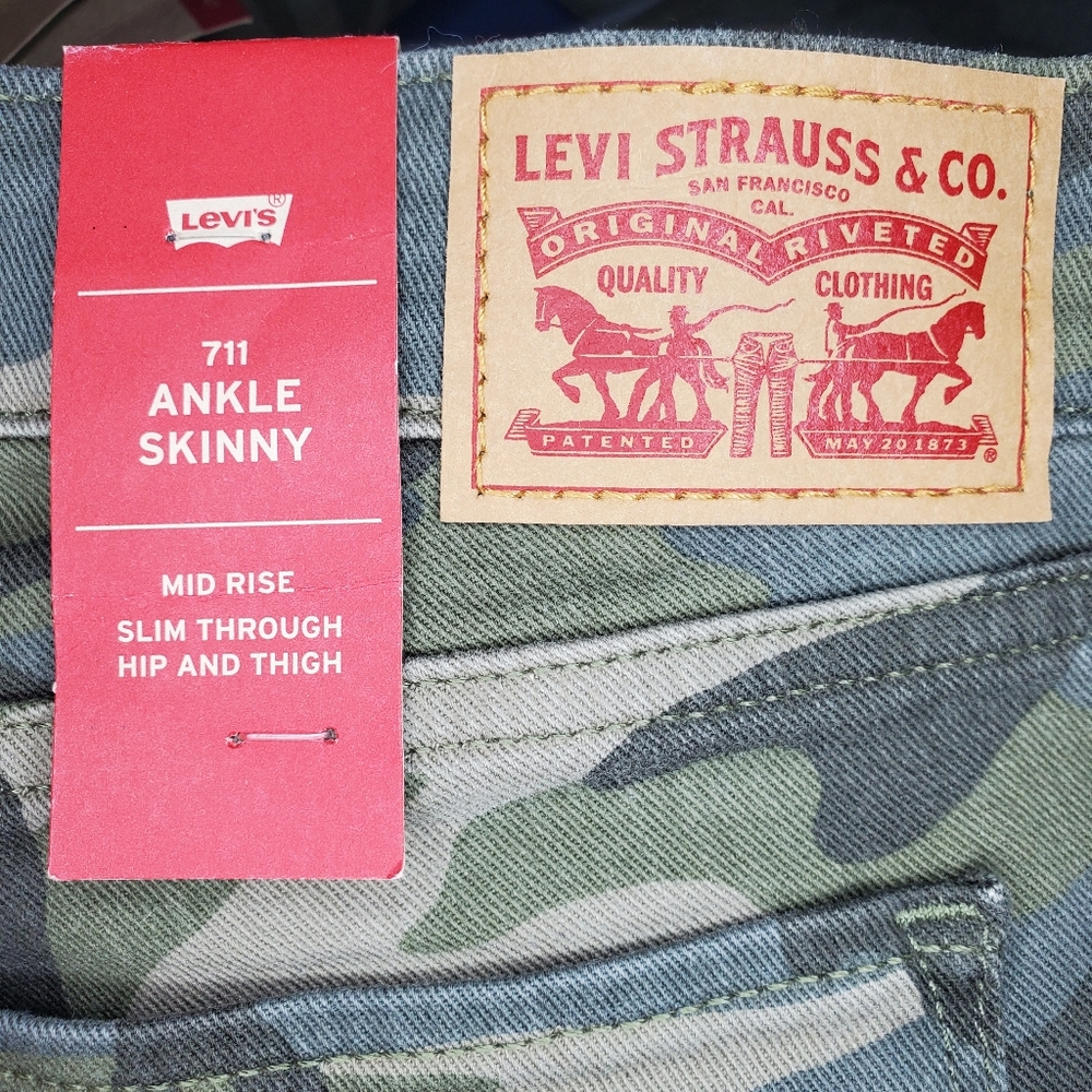 LEVI'S camo skinny Jeans - Picture 4 of 16